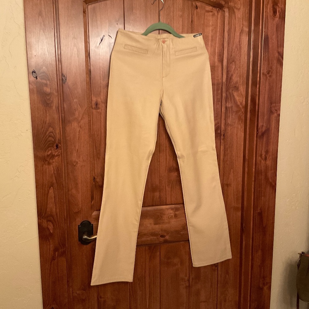 TARK ‘1 Paris stretch Faux Leather Tan color size T4 (French size)